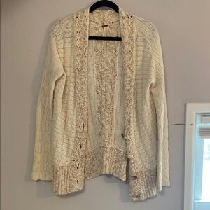 Cozy Cream Cable Knit Cardigan